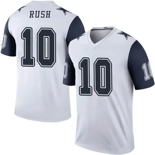 Cooper Rush Dallas Cowboys Men's Color Rush Legend Nike Jersey - White