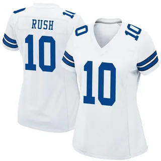 Cooper Rush Dallas Cowboys Women's Game Nike Jersey - White