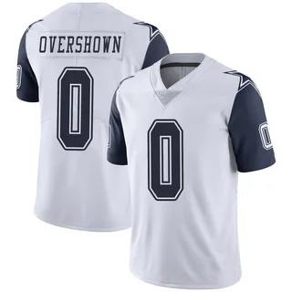 DeMarvion Overshown Dallas Cowboys Youth Limited Color Rush Vapor Untouchable Nike Jersey - White