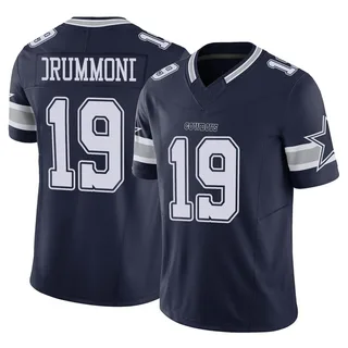Dontario Drummond Dallas Cowboys Men's Limited Vapor F.U.S.E. Nike Jersey - Navy