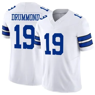Dontario Drummond Dallas Cowboys Men's Limited Vapor F.U.S.E. Nike Jersey - White