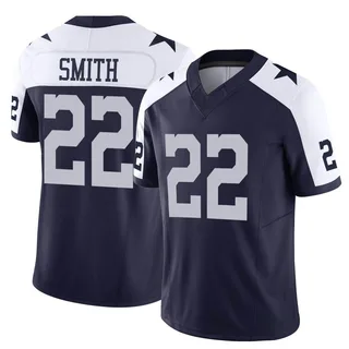 Emmitt Smith Dallas Cowboys Men's Limited Alternate Vapor F.U.S.E. Nike Jersey - Navy