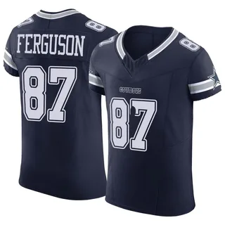 Jake Ferguson Dallas Cowboys Men's Elite Vapor F.U.S.E. Nike Jersey - Navy