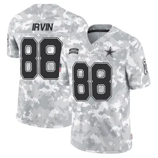 Men's Michael Irvin Dallas Cowboys Men's Limited Arctic Camo 2024 Salute to Service Nike Jersey