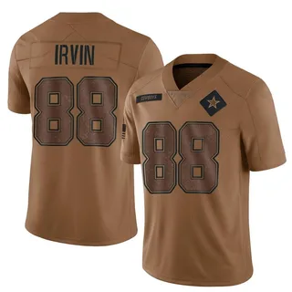 Michael Irvin Dallas Cowboys Men's Limited 2023 Salute To Service Nike Jersey - Brown