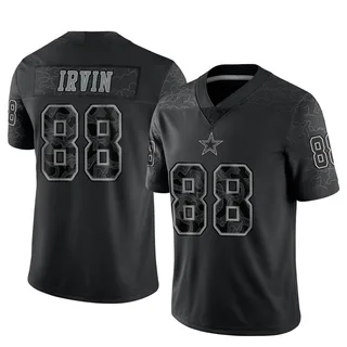 Michael Irvin Dallas Cowboys Men's Limited Reflective Nike Jersey - Black