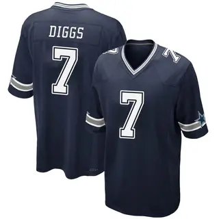 Trevon Diggs Dallas Cowboys Men's Game Team Color Nike Jersey - Navy