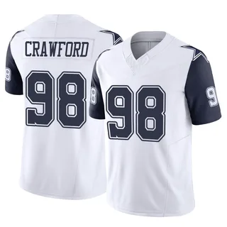 Tyrone Crawford Dallas Cowboys Men's Limited 2nd Alternate Vapor F.U.S.E. Nike Jersey - White