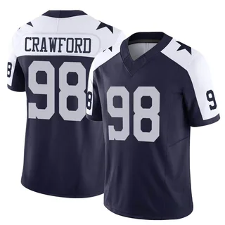 Tyrone Crawford Dallas Cowboys Men's Limited Alternate Vapor F.U.S.E. Nike Jersey - Navy