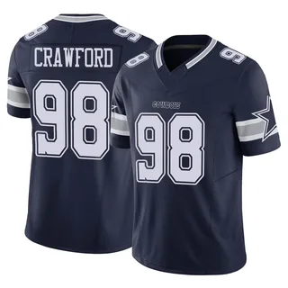 Tyrone Crawford Dallas Cowboys Men's Limited Vapor F.U.S.E. Nike Jersey - Navy